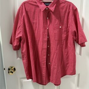 Lands' End Red Gingham Women’s Shirt